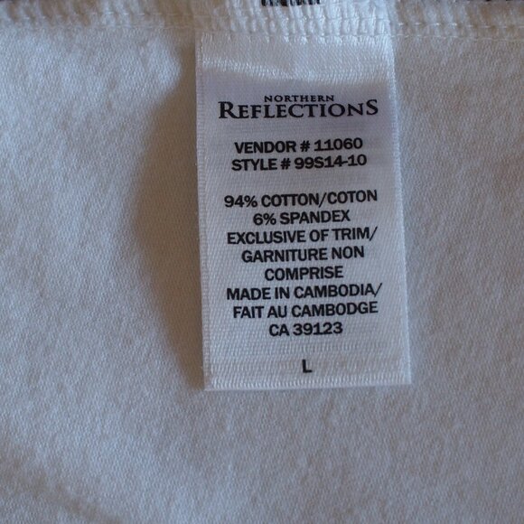 Northern Reflections | Lace Trimmed Cotton Cami/Tank - Picture 3 of 5